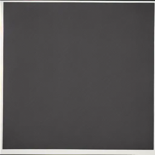 Image similar to filled square canvas of the black void by karl gerstner, solid color, full frame, 8 k scan