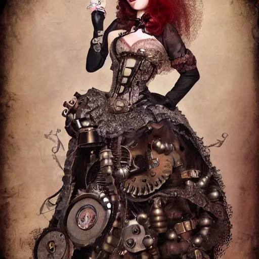 Image similar to steampunk princess, insanely detailed photo