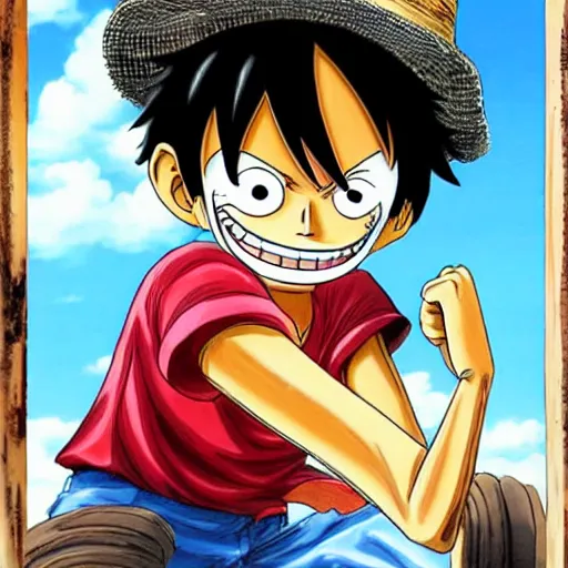 Prompt: monkey d. luffy