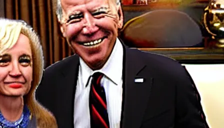 Image similar to sasquatch visits joe biden at the oval office, photorealistic, ultra hd, 4 k, award winning, patriotic