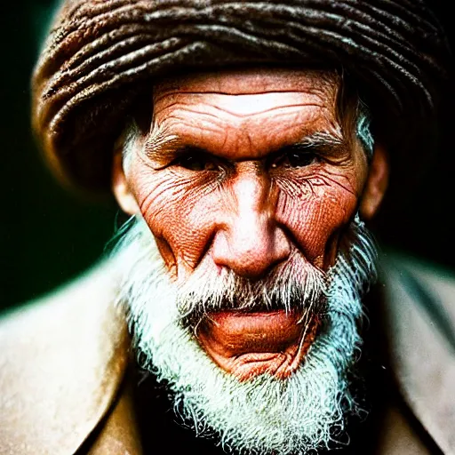 Prompt: portrait of Leo Tolstoy, by Steve McCurry, clean, detailed, award winning