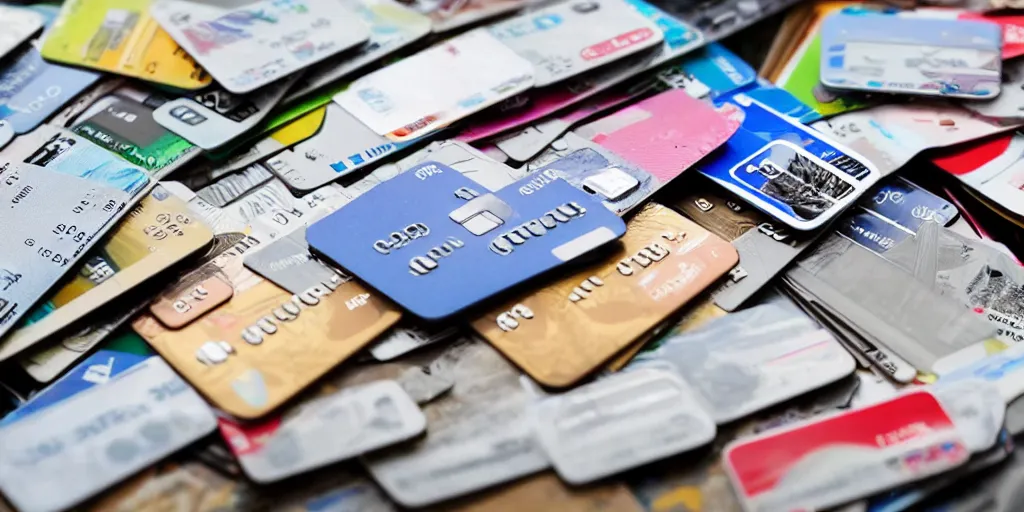 Image similar to an overwhelming pile of credit cards