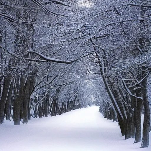 Prompt: “beautiful landscape in winter”