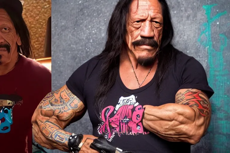 Image similar to danny trejo in steven universe