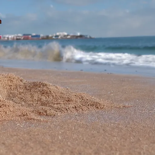 Image similar to glizzy on the beach