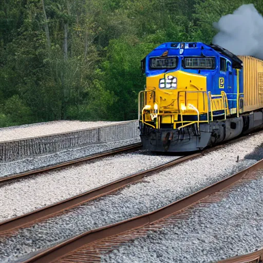 Image similar to csx locomotive flying