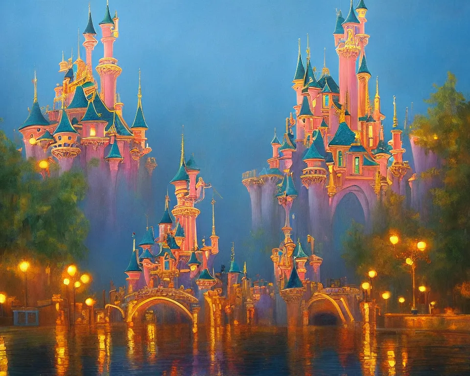 ArtStation - DisneyLand Paris Castle