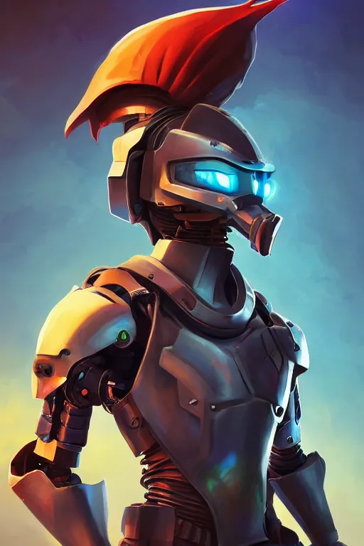 Image similar to epic mask helmet robot ninja portrait stylized as fornite style game design fanart by concept artist gervasio canda, behance hd by jesper ejsing, by rhads, makoto shinkai and lois van baarle, ilya kuvshinov, rossdraws global illumination radiating a glowing aura global illumination ray tracing hdr render in unreal engine 5