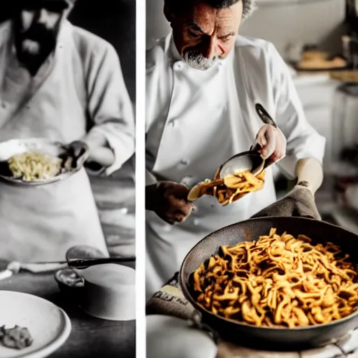 Image similar to Beautiful Food photography of Stalin making Gulash