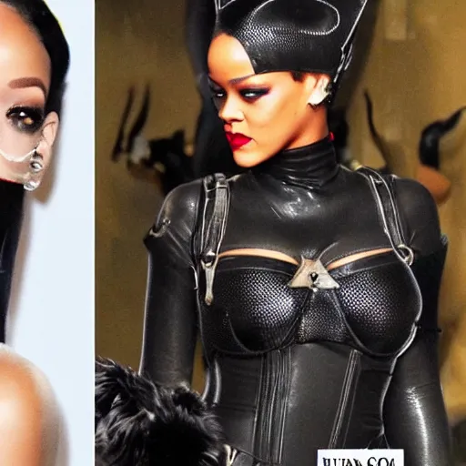 Image similar to Rihanna as Catwoman