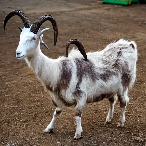 Prompt: heavy metal goat