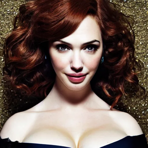 Image similar to portrait of christina hendricks and gal gadot and kate upton hybrid by mario testino, headshot, detailed, award winning, sony a 7 r