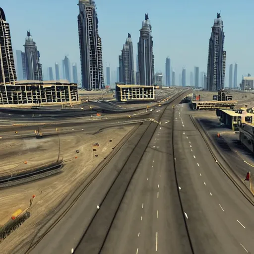 Image similar to Dubai in GTA V