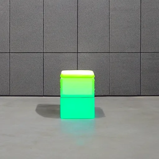 Image similar to the neon pantone stool by tadao ando