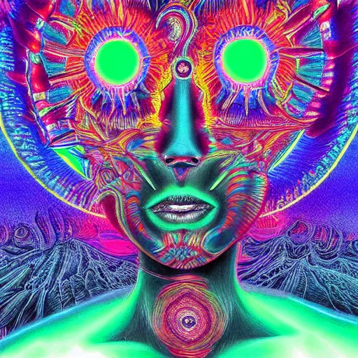 an unspeakable revelation seen on DMT, photorealistic | Stable ...