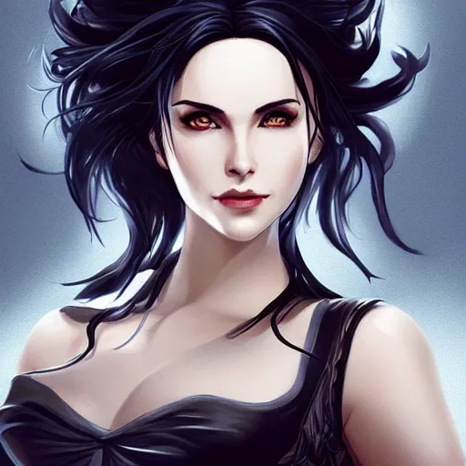 Image similar to yennefer, artgerm