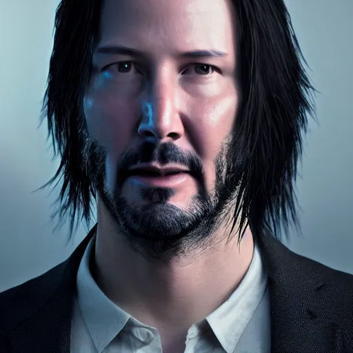 Prompt: hyperrealistic dslr film still of keanu reeves with a weave, stunning 8 k octane comprehensive 3 d render, inspired by istvan sandorfi & greg rutkowski & unreal engine, perfect symmetry, dim volumetric cinematic lighting, extremely hyper - detailed, incredibly real lifelike attributes & flesh texture, intricate, masterpiece, artstation, stunning