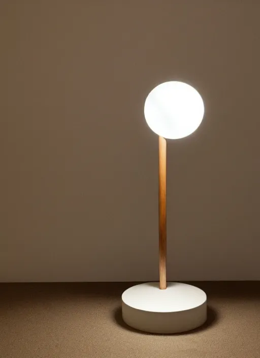 Prompt: a desk light designed by charles eames