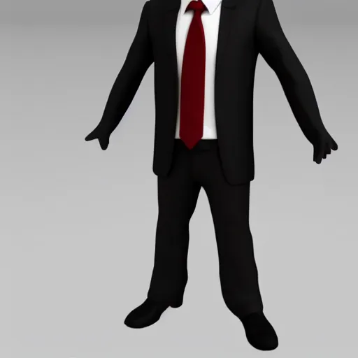 Image similar to business man 3 d model