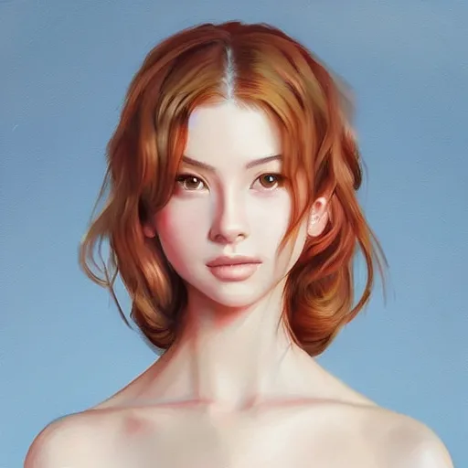 Image similar to a beautiful painting representative of the art style of artgerm and wlop and wes anderson