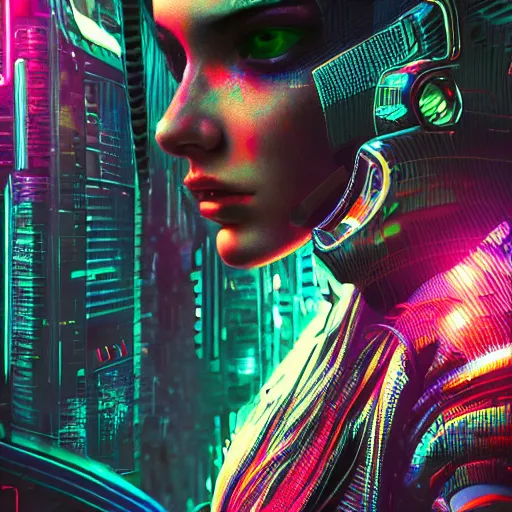 Prompt: the secret of the universe, cyberpunk artstyle, artstation, macro, highly intricate, vibrant, digital, wide shot, portrait, hd, cinematic, dramatic, ultra realistic, ultra detailed, 8 k, 4 k