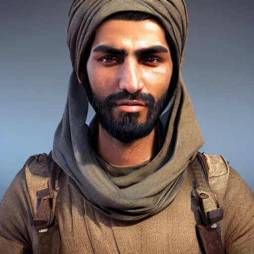 Prompt: afghan men, perfect faces, highly detailed, artstation, concept art, smooth, unreal engine 5, 8 k, masterpiece