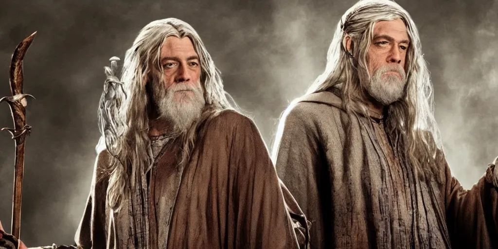 Prompt: kurt cobain as gandalf the wizard, highly detailed, marvel cinematic universe, mcu, photo