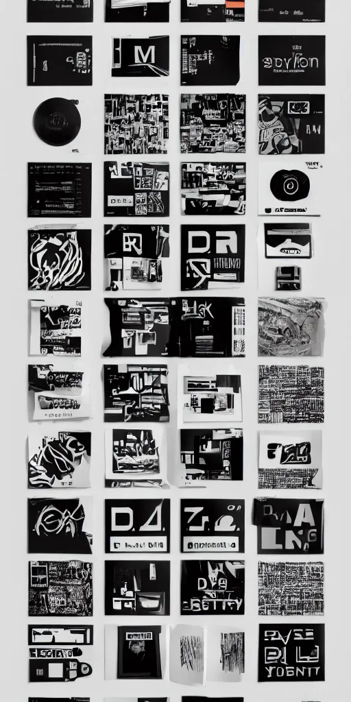 Prompt: black on white graphic design in style of david rudnick, y 2 k, swiss design