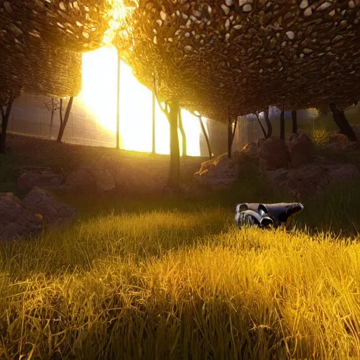 Prompt: “unreal engine sheep golden light”