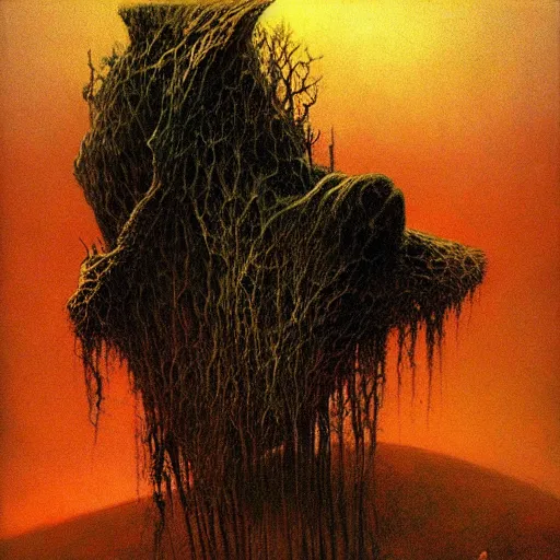 Prompt: ribs, by Zdzislaw Beksinski