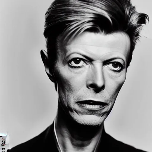 Image similar to portrait of David Bowie by Cecil Beaton