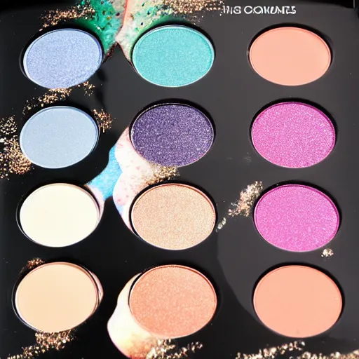 Image similar to mermaid - themed eyeshadow palette