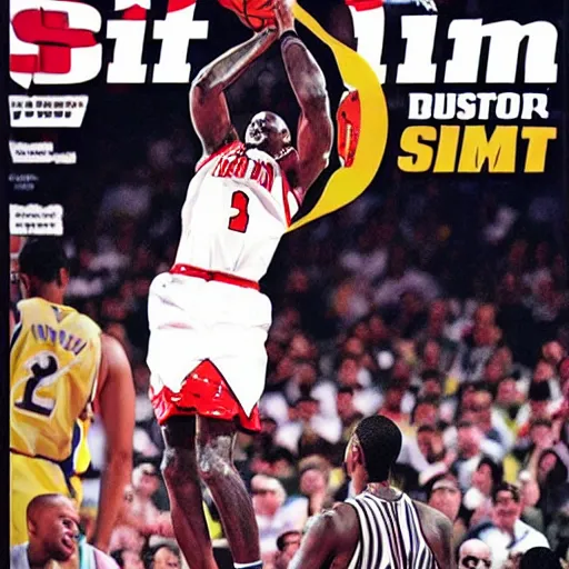 Image similar to basket ball shot kobe slam dunk magazine cover