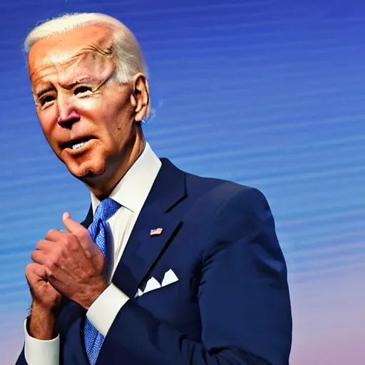 Image similar to blue joe biden blue blue