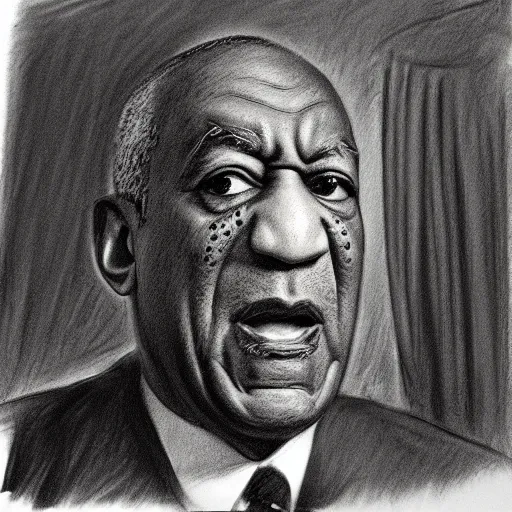 Image similar to bad pencil portrait of bill cosby