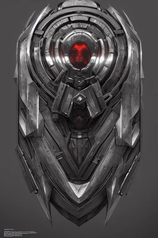 Image similar to sci fi warrior shield. intricate artwork by Tooth Wu and wlop and beeple. octane render, trending on artstation, greg rutkowski very coherent symmetrical artwork. cinematic, hyper realism, high detail, octane render, 8k