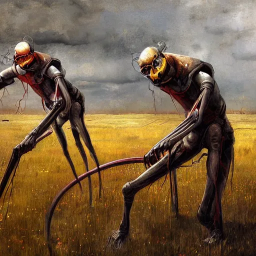 Image similar to half - life 3 concept art painting by esao andrews