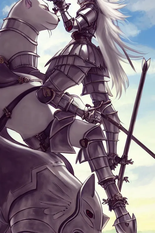a full body of the female knight riding a heavy | Stable Diffusion | OpenArt