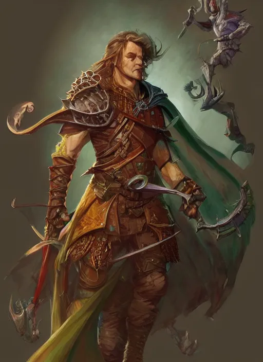 Image similar to blind, ultra detailed fantasy, dndbeyond, bright, colourful, realistic, dnd character portrait, full body, pathfinder, pinterest, art by ralph horsley, dnd, rpg, lotr game design fanart by concept art, behance hd, artstation, deviantart, hdr render in unreal engine 5