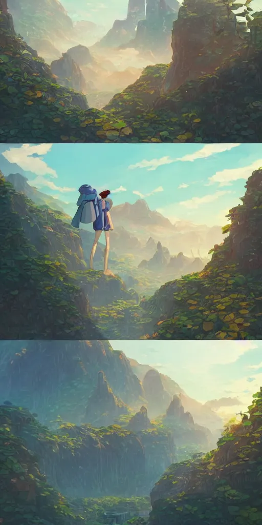 Image similar to i've been trying to call, style of studio ghibli, makoto shinkai, raphael lacoste, louis comfort tiffany, artgerm, james jean, ross tran, animation style, hd, ultra wide angle