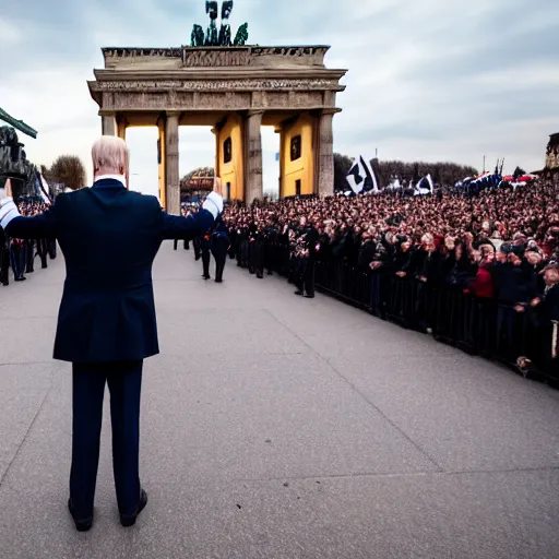 Joe biden doing a nazi salute in front of stable diffusion openart