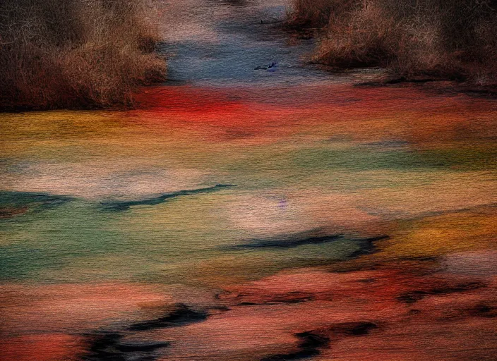 Prompt: color landscape photo by michael frye, muted colors