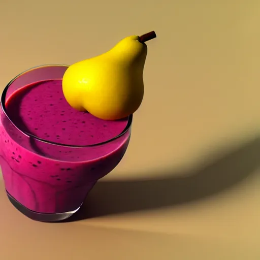 Image similar to : fruit smoothie logo hyper - realistic, detailed, render by c 4 d octane, unreal engine, 8 k 3 d render