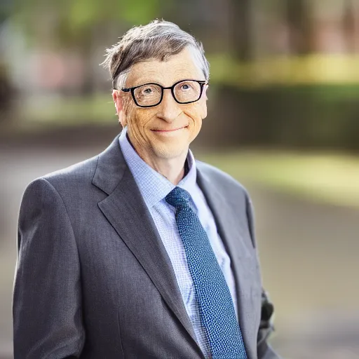 Image similar to portrait photo still of real life bill gates, 8 k, 8 5 mm f 1. 8