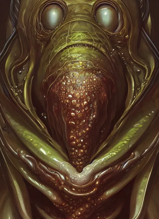 Prompt: elon musk!!! as slimy mollusk, anthropomorphic character, drool, concept art, intricate, elegant, highly detailed, digital painting, artstation, wallpaper, smooth, sharp focus, illustration, art by h. r. giger and artgerm and greg rutkowski and alphonse mucha