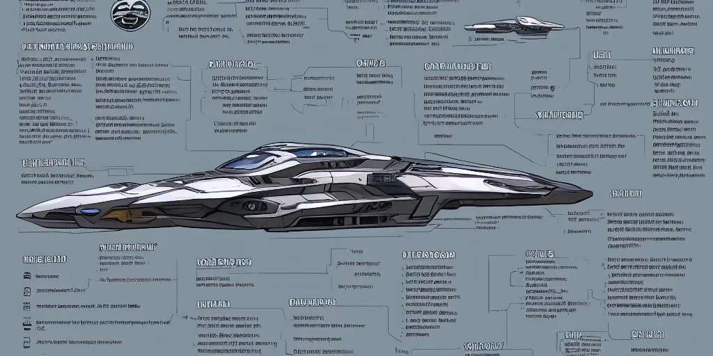 Prompt: Detailed Infographic Blueprint of The Unfriendly Viper spaceship in style of Elite Dangerous