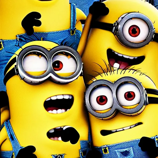 Image similar to the minions laughing at 9/11