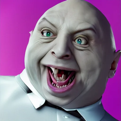 Image similar to Laughing Dr Evil from Austin Powers, portrait, sharp focus, digital art, Hyper-realistic, 4K, Unreal Engine, Highly Detailed, HD, Dramatic Lighting by Brom