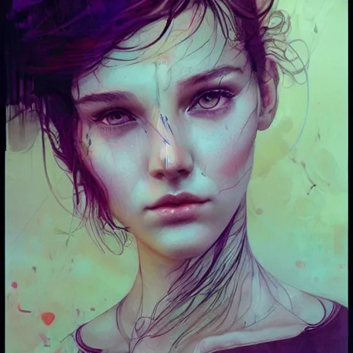 Image similar to Lofi portrait by Stanley Artgerm and Carne Griffiths and Tom Bagshaw