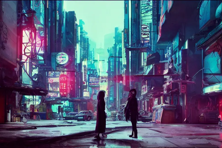 Image similar to VFX movie photojournalism of daily life in a futuristic itopian cyberpunk interstellar lush city of abundance Emmanuel Lubezki